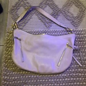 Aimee Kestenberg cream leather shoulder bag